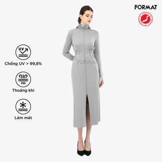 Áo khoác chống nắng nữ cooling mũ liền FORMAT F9UVC019M