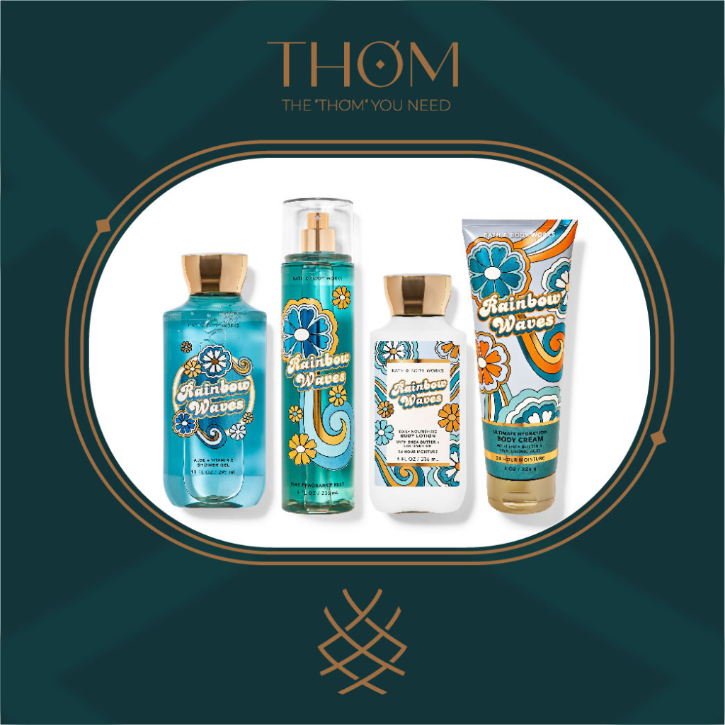 RAINBOW WAVES - LOVE ALWAYS WINS | Sản Phẩm Tắm Dưỡng Xịt Thơm Toàn Thân Bath & Body Works