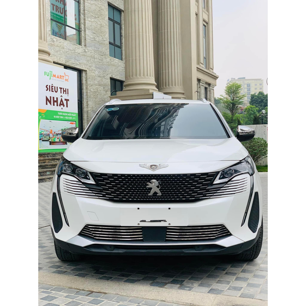 Nẹp trang trí cản trước peugeot new 3008 5008,nẹp inox trang trí mặt cản peugeot new 2021