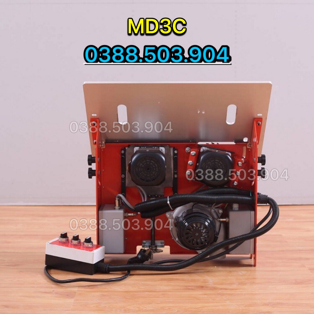 Máy cưa bàn trượt 2 lưỡi, nâng hạ lưỡi bằng điện, có hút bụi