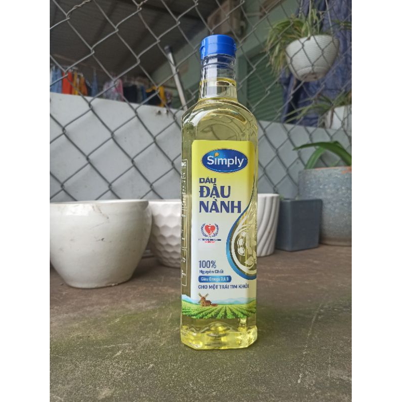 Dầu đậu nành simply chai 1 lít