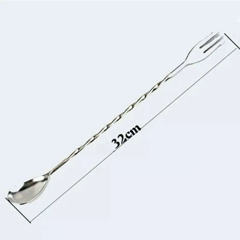 ￼Thìa bar pha chế Bar Spoon 32cm hoặc 26cm chất liệu inox siêu bền
