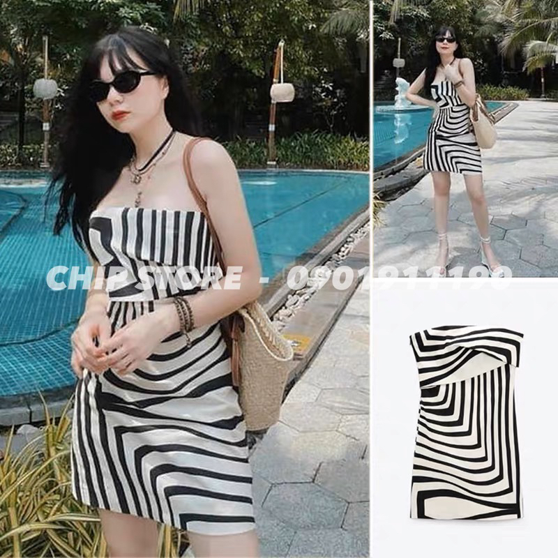 ÁO - VÁY HOẠ TIẾT KẺ SỌC ZARA XUẤT DƯ XỊN (ảnh thật)