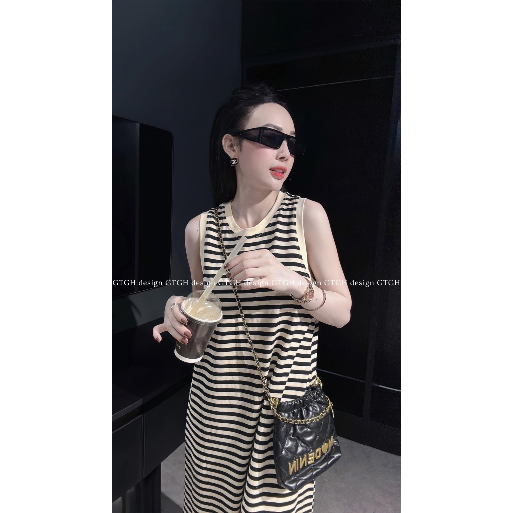 Siuu phẩm váy suông sát nách dáng dài maxi so hott freesize hàng QC