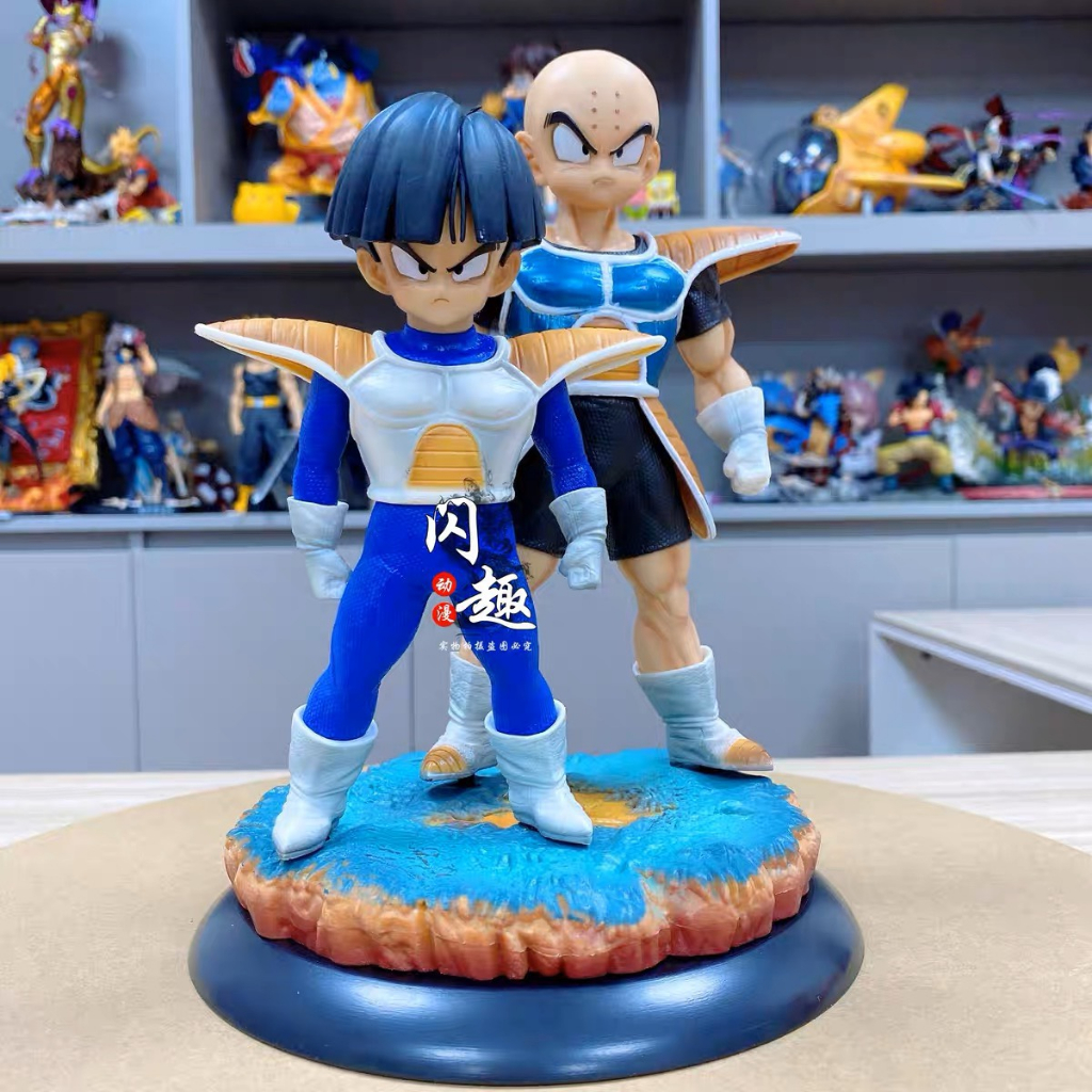 Mô hình Krillin và Gohan kèm đế nhân vật Dragon ball 7 Viên ngọc rồng