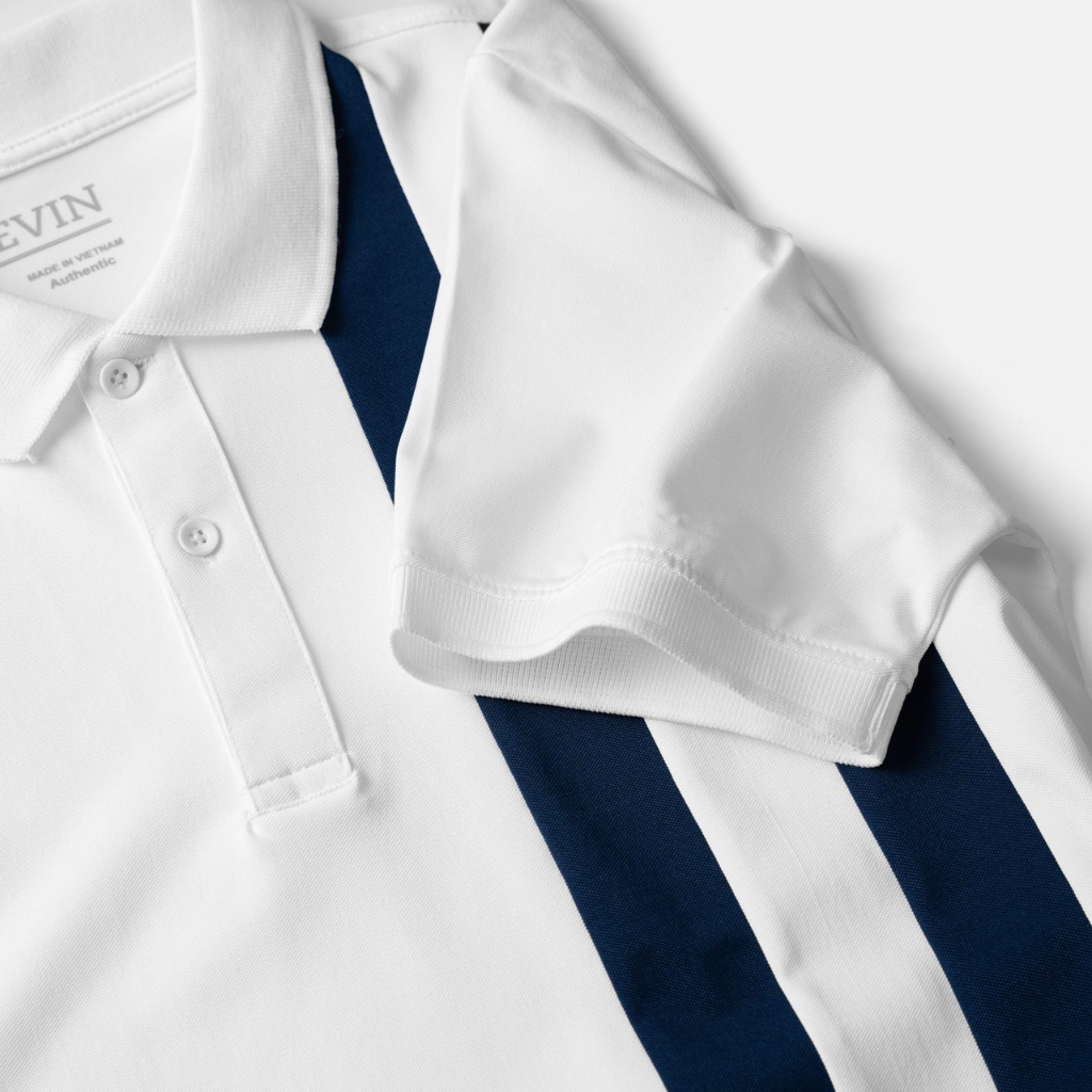 ÁO THUN POLO NAM 2 SỌC DỌC KV.P04
