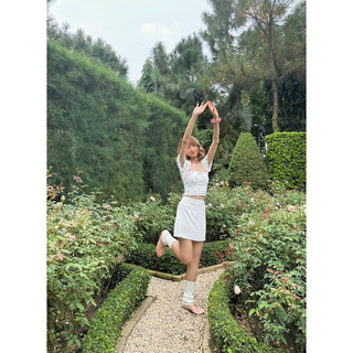 Maymee studio - Chân váy lụa viền ren - Gracie Skirt