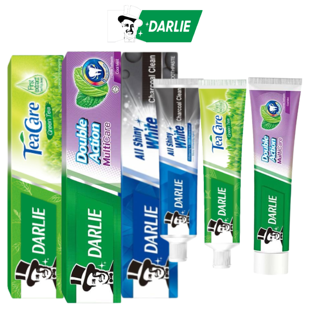 Kem đánh răng DARLIE - kem đánh răng trắng răng với thành phần than hoạt tính ,trà xanh,chanh bạc hà loại 140g/160g/180g