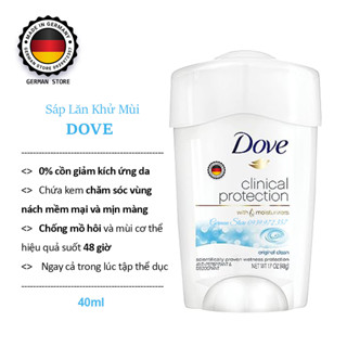 [HÀNG ĐỨC] LĂN KHỬ MÙI DẠNG SÁP DOVE 45ml
