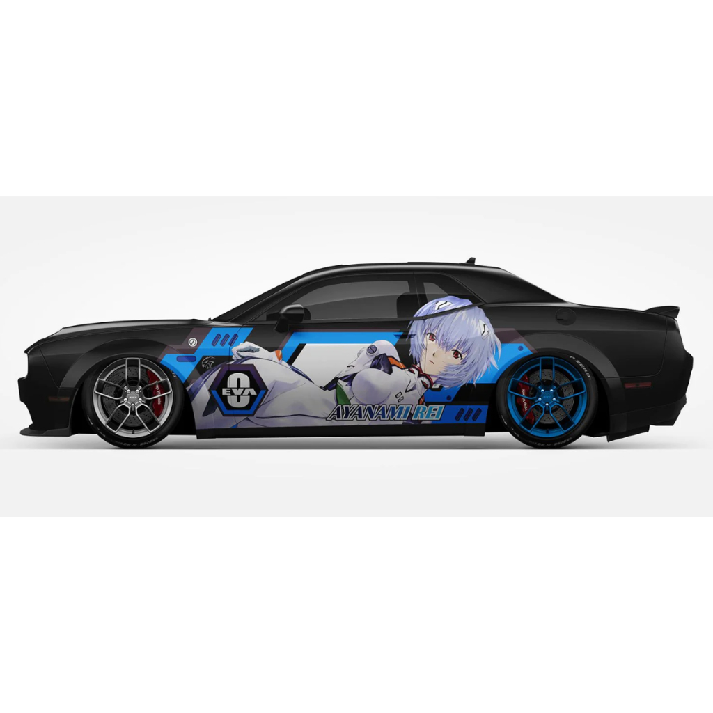 Decal trượt nước Rei Ayanami cho xe mô hình JDM 1:64