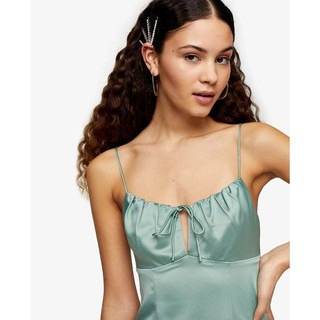 Đầm lụa 2 dây form ngắn