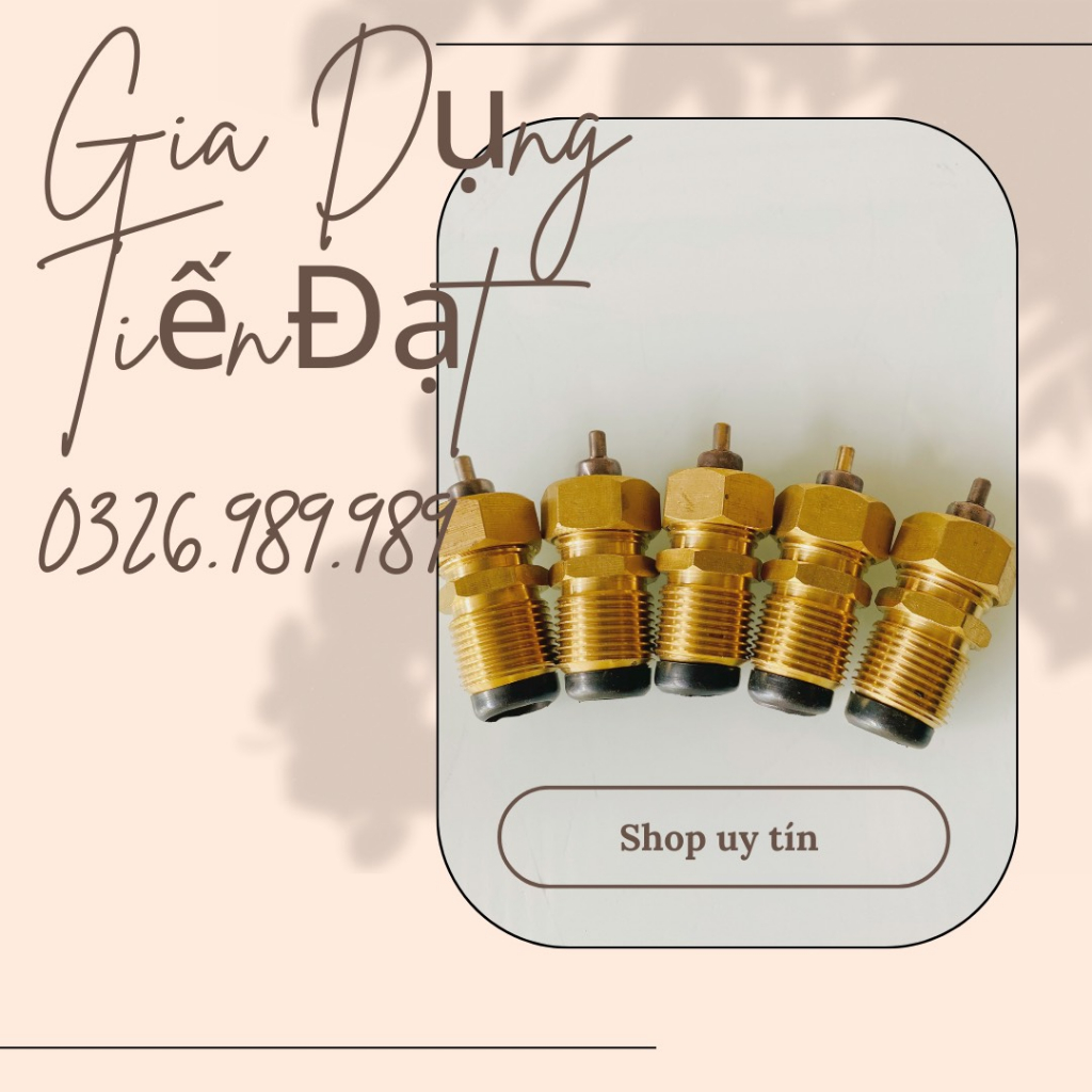 Sạc chiết gas mini,đầu bơm gas từ bình ga 12kg sang bình gas lon mini du lịch +Tặng 10 nút nhựa kèm ron đen