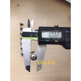 Vít vặn gỗ đầu dù inox 201 ( bịch 100 con)
