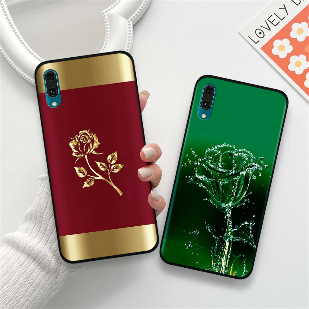 Ốp lưng Huawei Y7 Pro 2019 hình hoa, hươu nai sang trọng