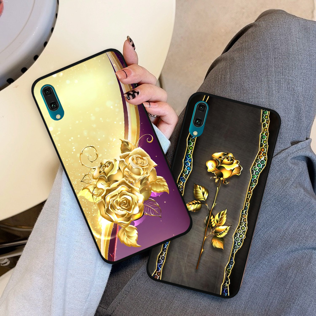 Ốp lưng Huawei Y7 Pro 2019 hình hoa, hươu nai sang trọng