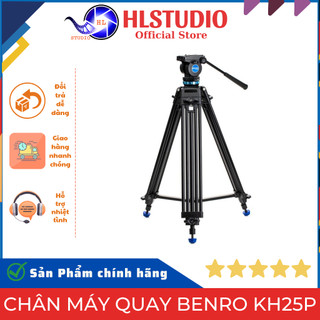Chân Máy Quay Benro KH25P, Tripod Quay Phim Chuyên Nghiệp HL Studio