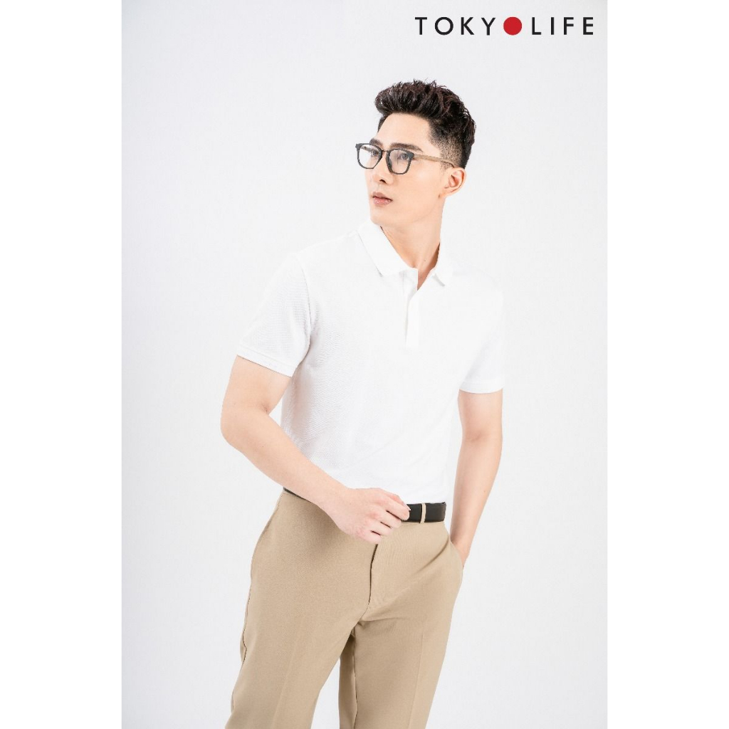 [Mã FATREND2810 giảm đến 30k tối đa 99k] Áo Polo NAM cổ dệt trơn TOKYOLIFE C7POL004M