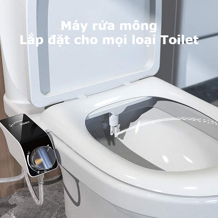 Vòi Xịt Toilet Vòi Rửa Đít Thông Minh Giúp Tự động Rửa Sau Khi đi Vệ Sinh, Lắp Vừa Mọi Loại Bồn Cầu Có Sẵn, Thương Hiệu
