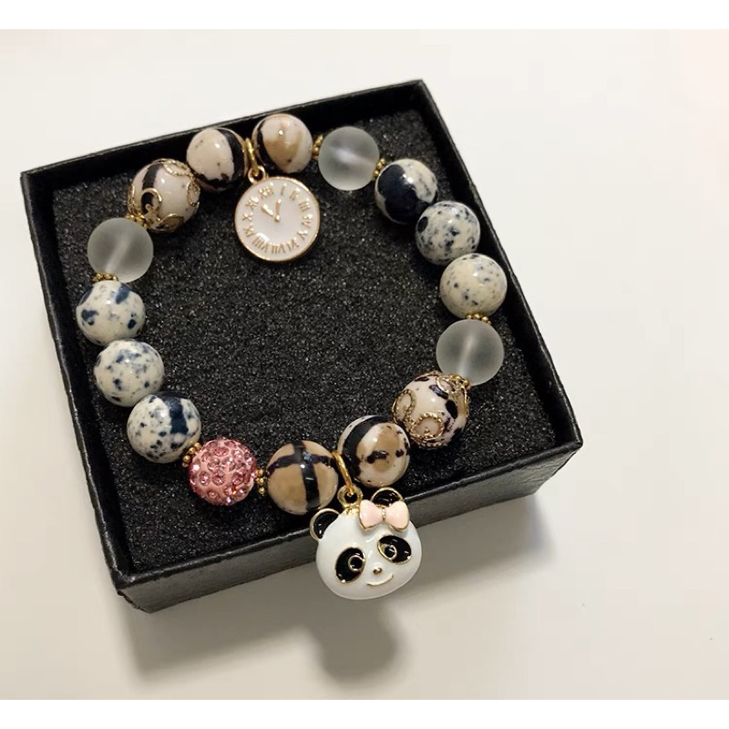Vòng tay đính đá Gấu trúc Panda quà tặng