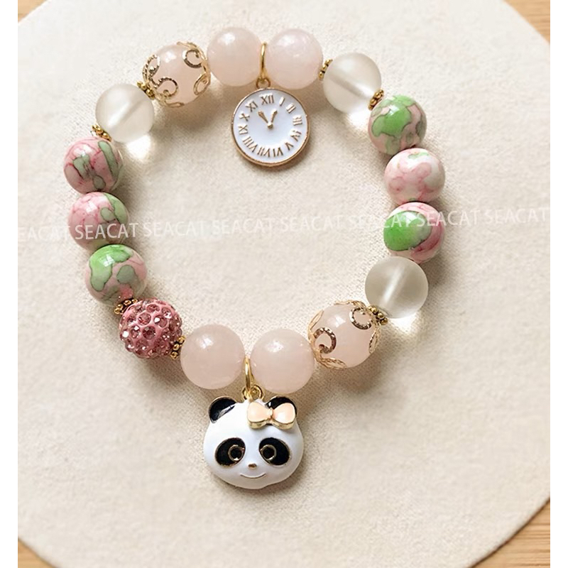 Vòng tay đính đá Gấu trúc Panda quà tặng