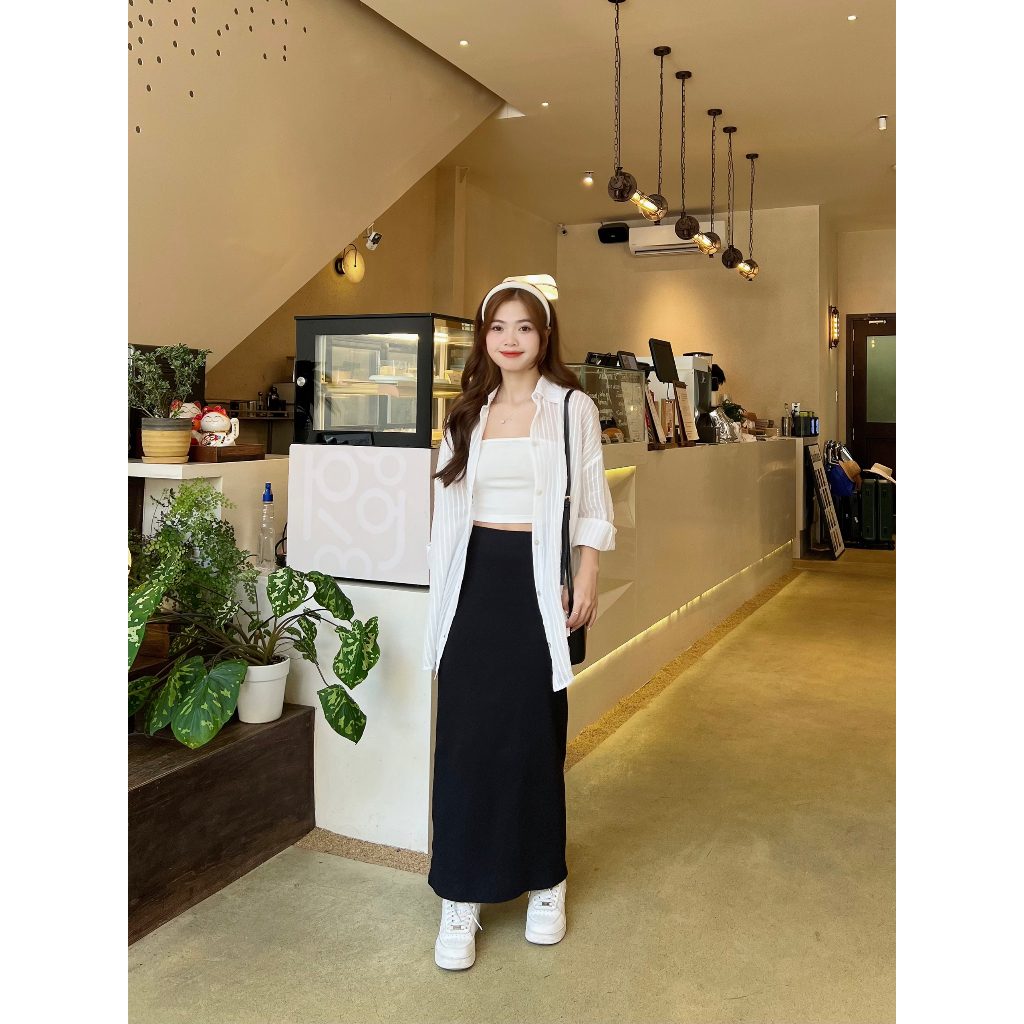Set áo sơ mi voan sọc THE CIU - Eser Shirt