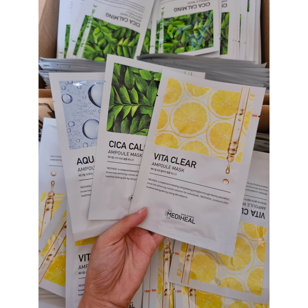 Mặt nạ cấp ẩm, dưỡng trắng, làm dịu da, loại bỏ bã nhờn và cung cấp dưỡng chất Mediheal 20-25ml