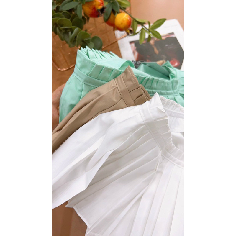 Áo kiểu cổ xếp ly