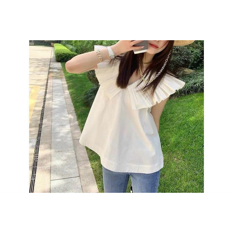 Áo kiểu cổ xếp ly