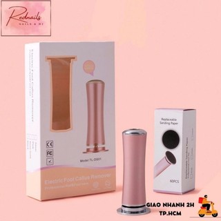 Máy chà gót chân tl-ds01 nhỏ gọn, tiện dụng máy mài gót chân chuyên dụng - nails red