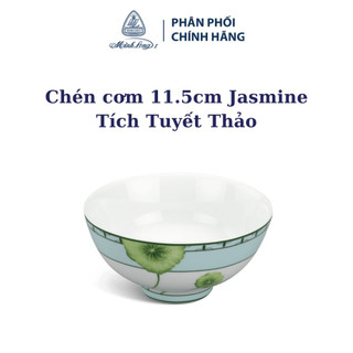 Bộ 10 chén cơm 11.5cm jasmine tích tuyết thảo 031106314 minh long
