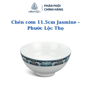 Bộ 10 chén cơm 11.5cm jasmine phúc lộc thọ 031106139 minh long