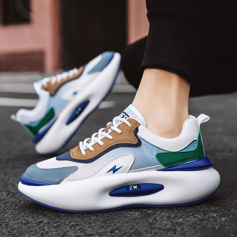 Giày thể thao Sneaker nam G16 độn đế tăng chiều cao đẹp thời trang giá rẻ. Giày Thể Thao Nam Lưới Thoáng Khí A1