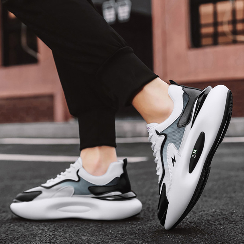 Giày thể thao Sneaker nam G16 độn đế tăng chiều cao đẹp thời trang giá rẻ. Giày Thể Thao Nam Lưới Thoáng Khí A1