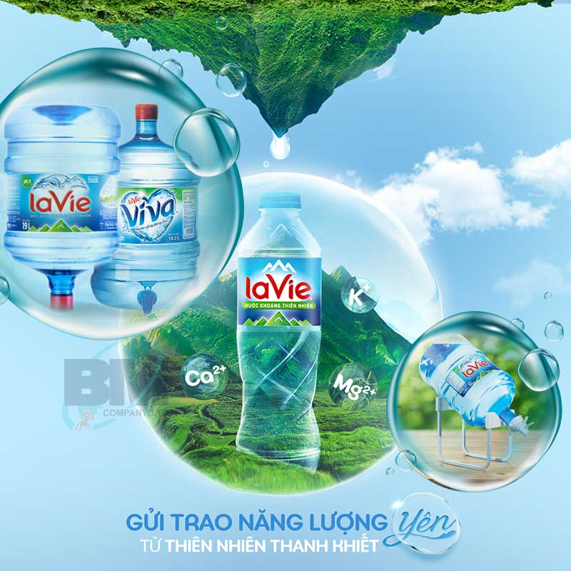 Combo 2 chai Nước LaVie 5 lít