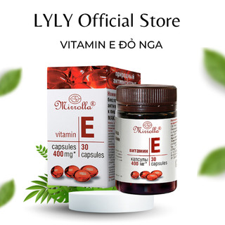 Vitamin e đỏ nga mirrolla 270mg viên uống zentiva 400mg chính hãng hộp 30v