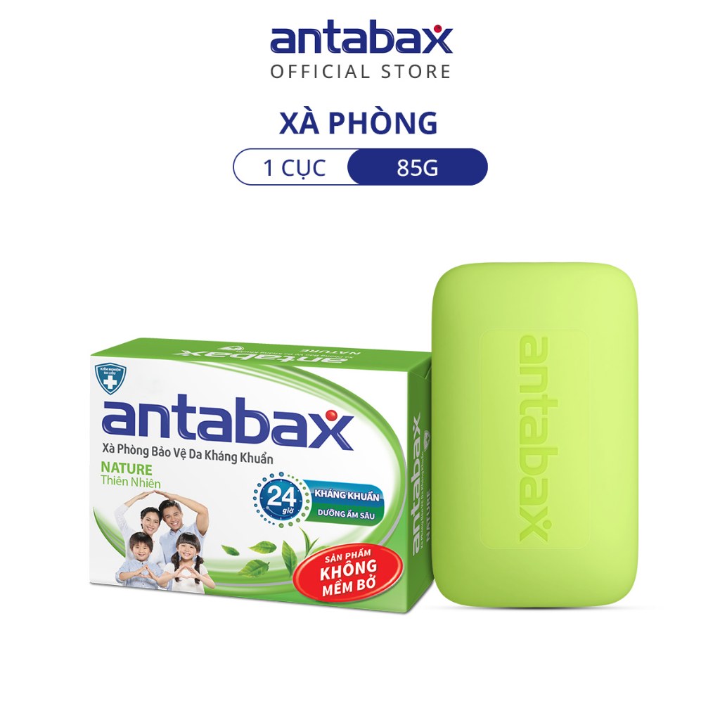 Xà Phòng Bảo Vệ Da Kháng Khuẩn Nature Thiên Nhiên Antabax 85g