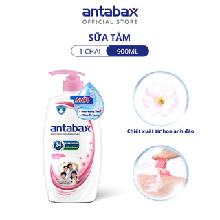 Sữa Tắm Bảo Vệ Da Kháng Khuẩn Antabax UV White Trắng Sáng 900ml