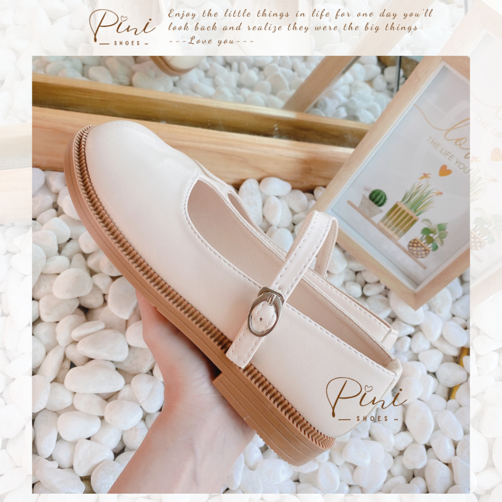 Giày búp bê nữ, Lolita xẻ mũi chất mềm đẹp, đế có đệm êm chân