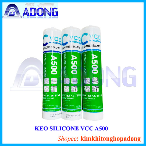 Keo silicone Sealant A500 300ml  thương hiệu VCC