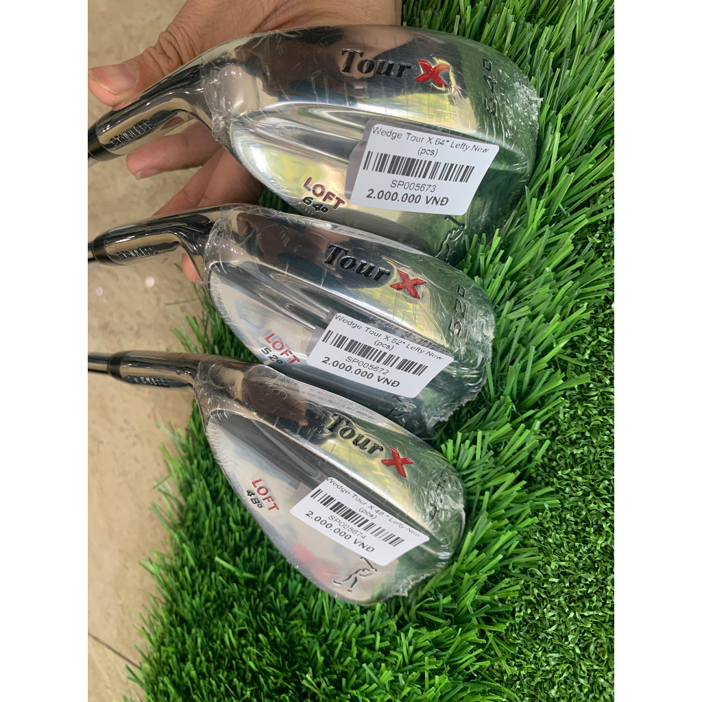 Gậy golf kỹ thuật tay trái Wedge Tour X 48 độ, 52 độ, 64 độ mới NEW LEFTY 5672/5673/5674