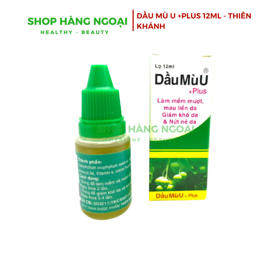 Dầu mù u Plus 12ml
