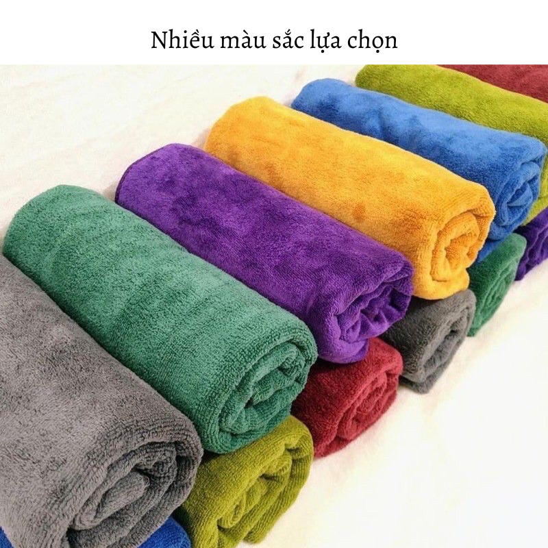 Khăn đa năng cao cấp dùng làm khăn nail, lau xe ô tô, lau chùi nhà bếp siêu thấm hút kích thước 30x50