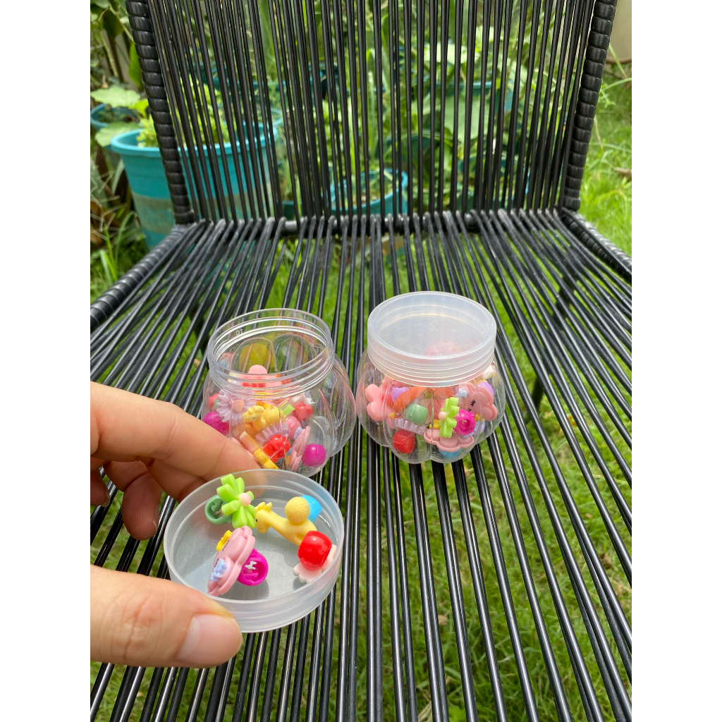 Set 20 kẹp tóc mini kiểu bông hoa dễ thương cho bé gái kèm hộp