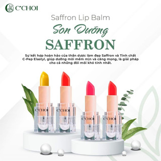  Son Dưỡng Thiên Nhiên Có Màu SAFFRON C'CHOI Son Dưỡng Cho Bà Bầu Son Dưỡng Cho Phụ Nữ Có Thai 