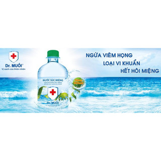 Nước súc miệng Dr.Muối truyền thống 500ml - Nước súc miệng Dr.Muối hương vỏ chanh 500ml