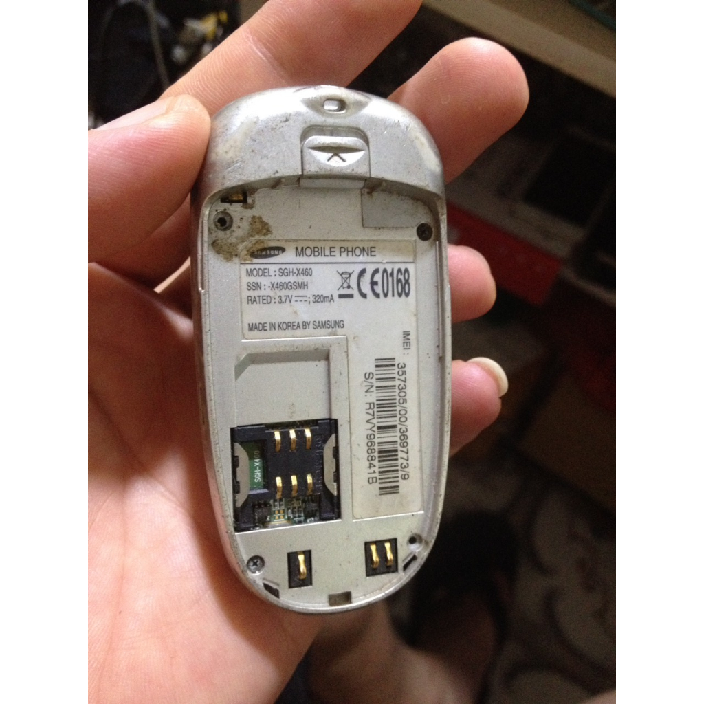Xác SAMSUNG X460 không bin, không rõ tình trạng, bán xác anh em hên xui, hoặc lụm linh kiện , làm gì làm