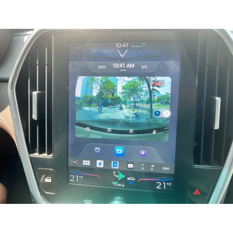 All In one Cam hành trình kèm Android Box CPU 8 nhân  ram 4G-64GB