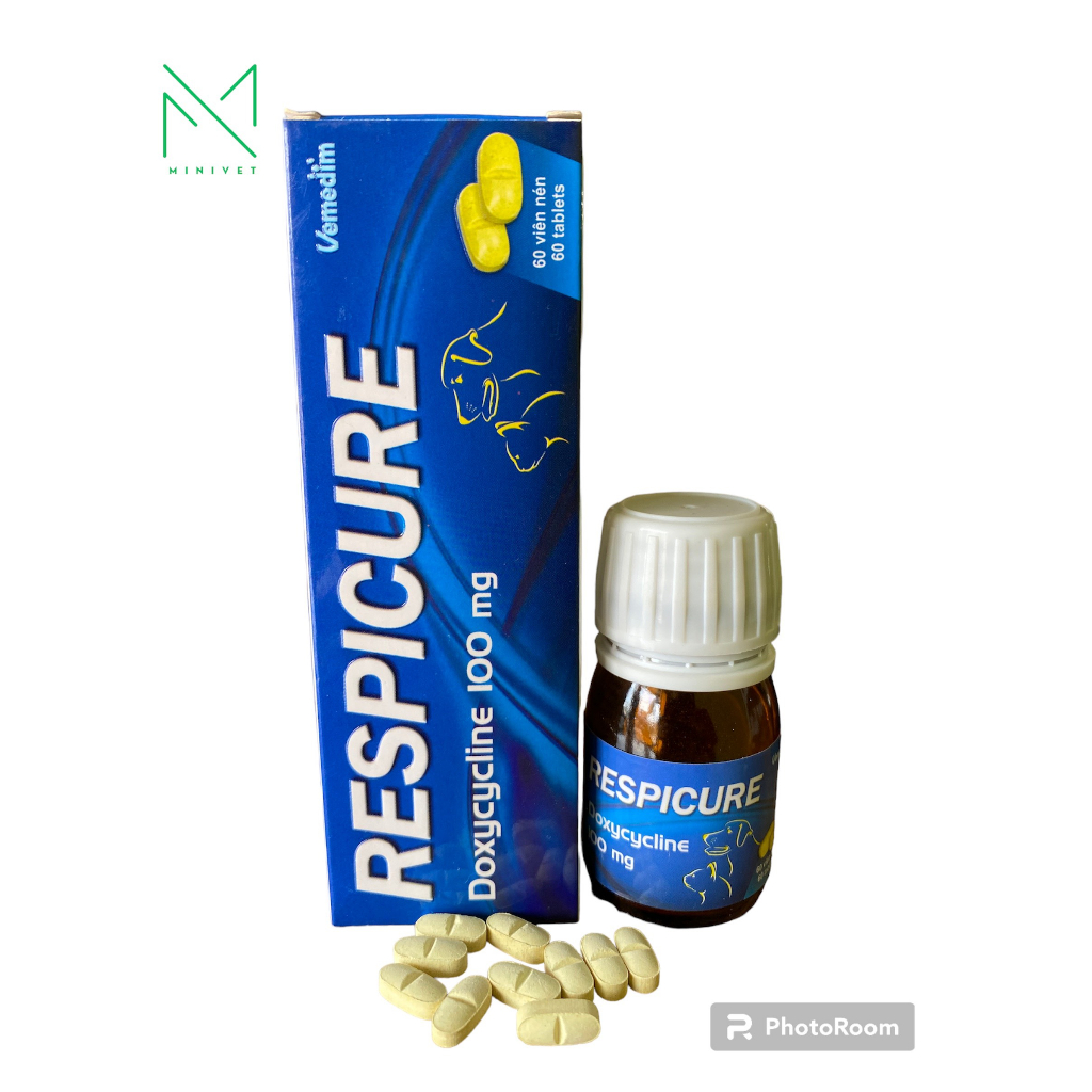 Viên Uống Respicure - Giải Pháp Toàn Diện Cho Hệ Hô Hấp và Kiểm Soát Kí Sinh Trùng Máu Cho Chó Mèo