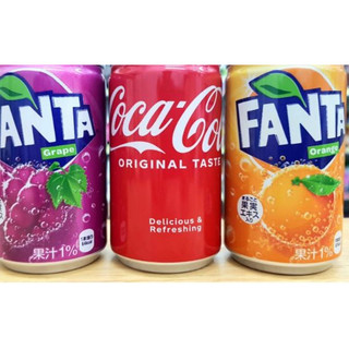 Lon Fanta cam/ Fanta nho/ Coca mini Nhật 160ml