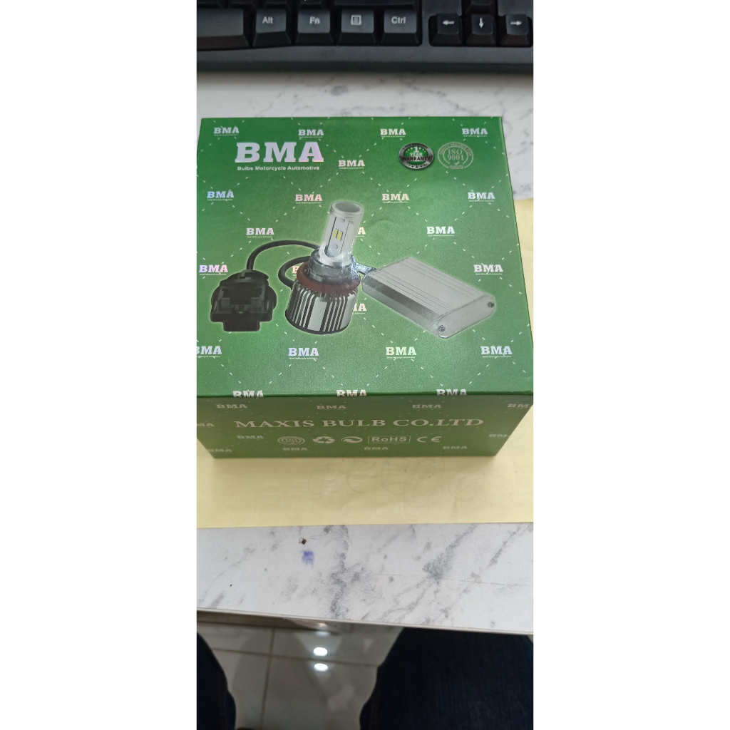 ĐÈN PHA LED XE AB ĐẦU BÒ, LEAD 110, PCX 2011 Hàng BMA Có quạt tản nhiệt Mẫu Mới Siêu Sáng Chân HS5